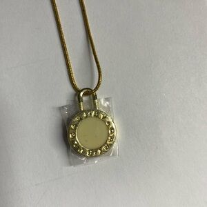 Upcycled Bvlgari Pendant Necklace | Gold Tone